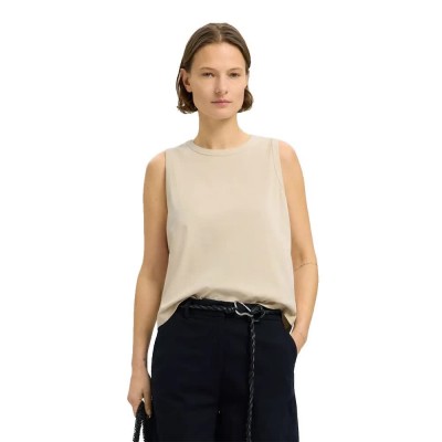 тениска,дамски,тениски,selected,essential,sleeveless,t,shirt,birch,(beige)