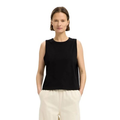 тениска,дамски,тениски,selected,essential,sleeveless,t,shirt,black