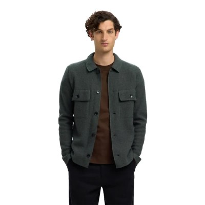 жилетка,мъжки,пуловери,selected,nealy,cardigan,deep,forest