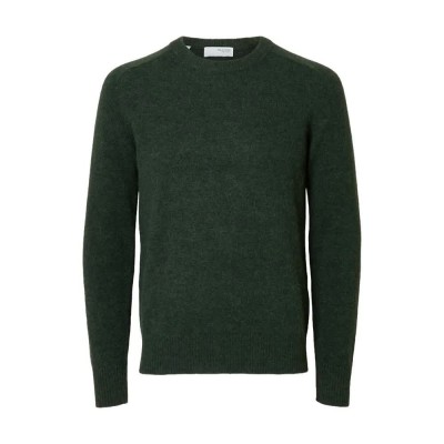 блуза,мъжки,пуловери,selected,rai,relaxed,fit,sweater,green,(deep,forest)