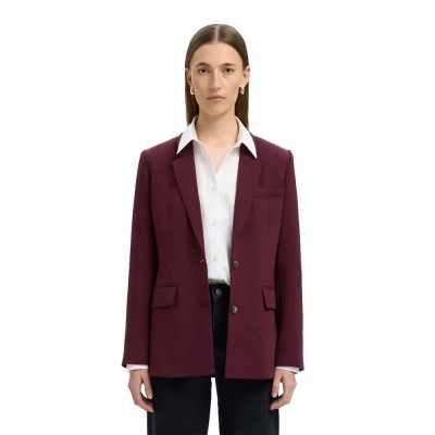сако,дамски,сака,selected,rita,classic,blazer,fig,melange,(red)