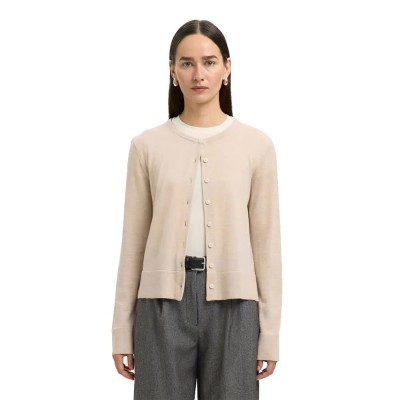 жилетка,дамски,пуловери,дамски,плетени,дрехи,selected,thea,cardigan,oatmeal,(beige)