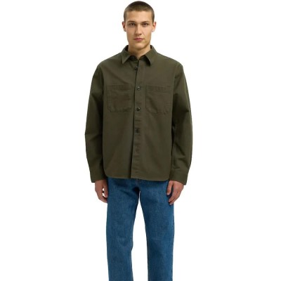 мъжки,якета,selected,travis,overshirt,forest,night,(green)