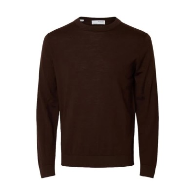 блуза,мъжки,пуловери,selected,tray,sweater,demitasse,(brown)