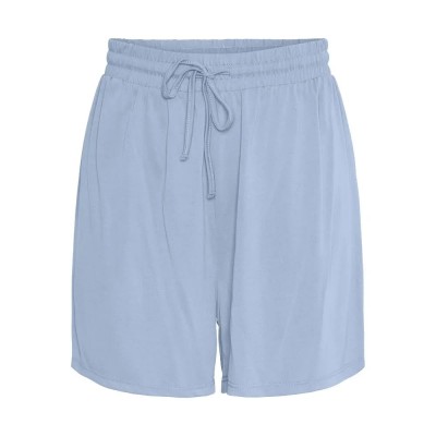 къси,панталони,дамски,панталони,pieces,anora,high,waist,shorts,cashmere,blue,(blue)