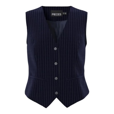 елек,дамски,сака,pieces,bozzy,waistcoat,sky,captain,pinstripe,(blue)