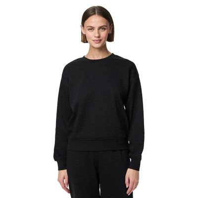 блуза,дамски,блузи,pieces,chilli,loose,fit,sweatshirt,black