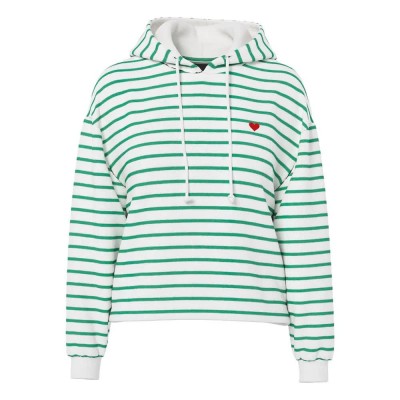 суичър,дамски,блузи,pieces,chilli,stripes,hoodie,cloud,dancer,parakeet,heart,emb,(green)