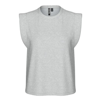 тениска,дамски,тениски,pieces,chilli,summer,sleeveless,t,shirt,light,grey,melange,(grey)
