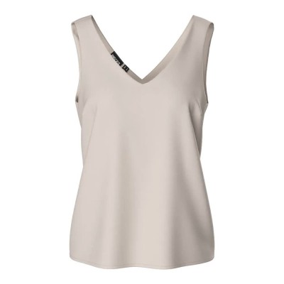 тениска,дамски,тениски,pieces,franan,sleeveless,t,shirt,silver,gray,(beige)