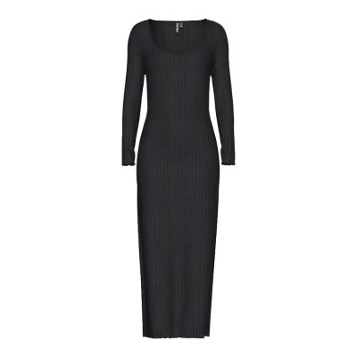 рокля,дамски,поли,и,рокли,pieces,iris,long,sleeve,long,dress,black