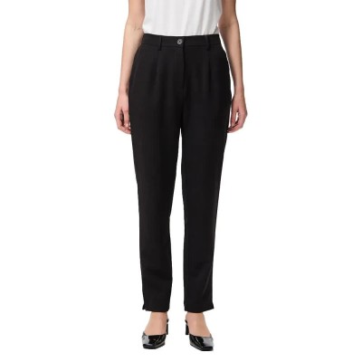 панталони,дамски,панталони,pieces,kamil,ankle,high,waist,pants,black