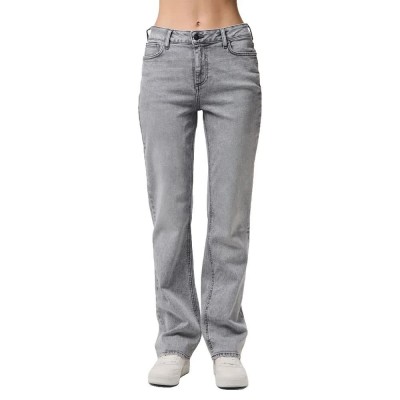 дънки,дамски,панталони,pieces,kelly,straight,fit,jeans,light,grey,denim,(grey)