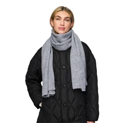 шал,ръкавици,шапки,и,шалове,pieces,moella,scarf,medium,grey,melange,(grey)