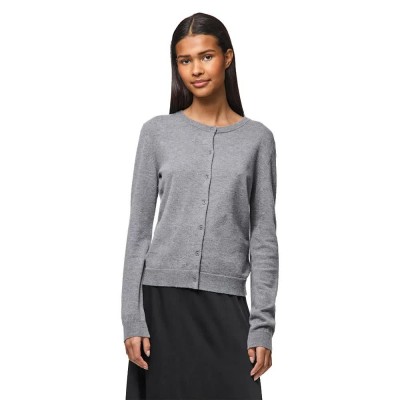 жилетка,дамски,пуловери,дамски,плетени,дрехи,pieces,nora,cardigan,medium,grey,melange,(grey)