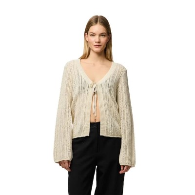 жилетка,дамски,пуловери,дамски,плетени,дрехи,pieces,nuka,cardigan,birch,(beige)