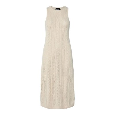рокля,дамски,поли,и,рокли,pieces,nuka,sleeveless,midi,dress,birch,(beige)