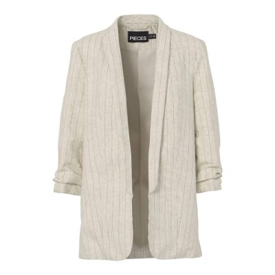 сако,дамски,сака,pieces,pia,bosella,blazer,birch,black,(beige)
