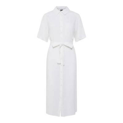 рокля,дамски,поли,и,рокли,pieces,pia,short,sleeve,midi,dress,bright,white,(white)