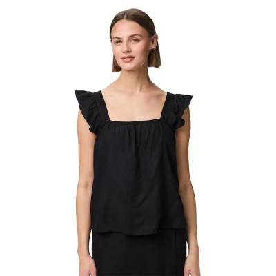 дамски,блузи,дамски,ризи,pieces,pia,sleeveless,blouse,black