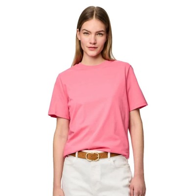 тениска,дамски,тениски,pieces,ria,solid,short,sleeve,t,shirt,pink,(pink,lemonade)