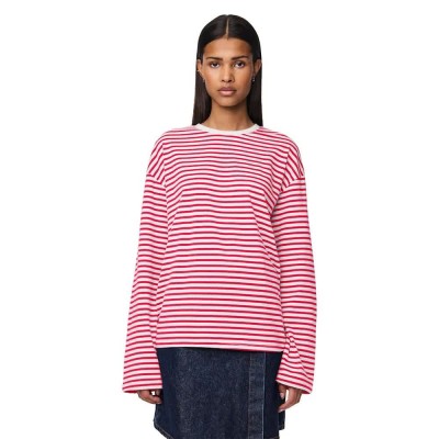 тениска,дамски,тениски,pieces,sadie,long,sleeve,t,shirt,cloud,dancer,lollipop,(pink)
