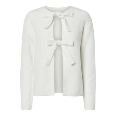 жилетка,дамски,пуловери,дамски,плетени,дрехи,pieces,silly,cardigan,cloud,dancer,(white)