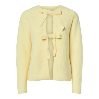 жилетка,дамски,пуловери,дамски,плетени,дрехи,pieces,silly,cardigan,pale,banana,melange,(yellow)