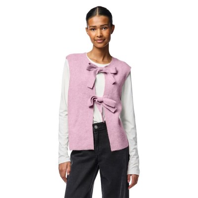 потник,дамски,пуловери,дамски,плетени,дрехи,pieces,silly,knitted,vest,roseate,spoonbill,melange,(pink)