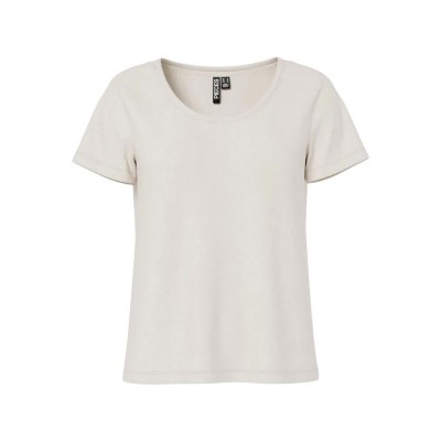 тениска,дамски,тениски,pieces,sophie,short,sleeve,t,shirt,whitecap,gray,(beige)