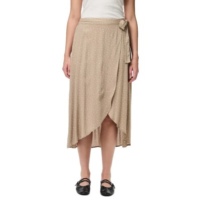 пола,дамски,поли,и,рокли,pieces,tala,wrap,midi,skirt,crockery,new,dot,white,(beige)