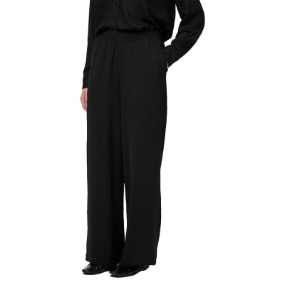 панталони,дамски,панталони,pieces,tiffany,wide,leg,high,waist,pants,black