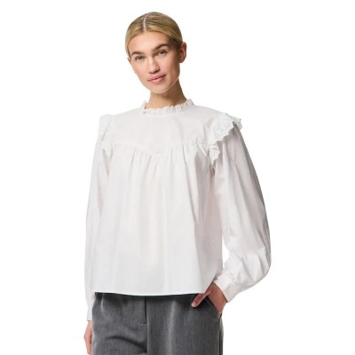 риза,с,дълъг,ръкав,дамски,ризи,pieces,vela,long,sleeve,shirt,white,(bright,white)