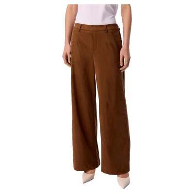 панталони,дамски,панталони,object,fenja,wide,leg,pants,rawhide,(brown)