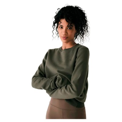 блуза,дамски,блузи,lolë,icon,crew,neck,sweatshirt,green,(moss)