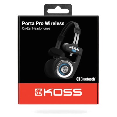 слушалки,слушалки,koss,portapro,wireless,earphones,black