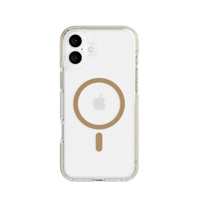 други,аксесоари,tech21,iphone,16,plus,magsafe,phone,case,clear,(gold)