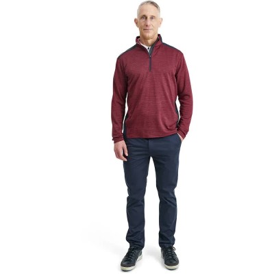 блуза,мъжки,пуловери,abacus,golf,sunningdale,half,zip,sweater,cranberry,(red)