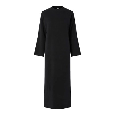рокля,дамски,поли,и,рокли,yas,elma,long,sleeve,long,dress,black