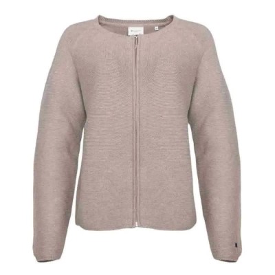 блуза,дамски,пуловери,дамски,плетени,дрехи,redgreen,jazz,full,zip,sweater,dark,sand,melange