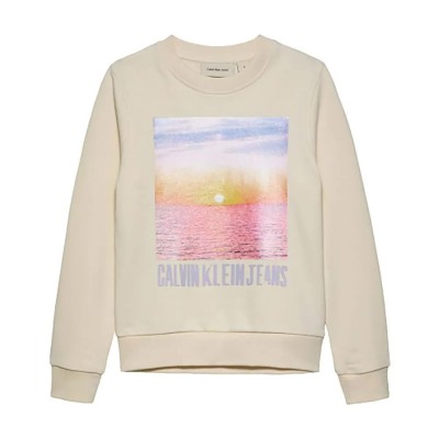 блуза,детски,блузи,calvin,klein,ig0ig02848,sweatshirt,white,(beige)