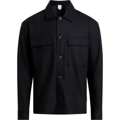 риза,с,дълъг,ръкав,мъжки,ризи,calvin,klein,k10k114191,long,sleeve,shirt,black