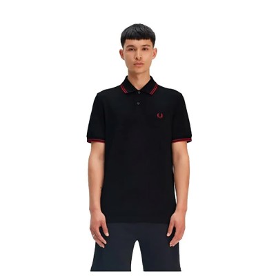 мъжки,блузи,с,яка,fred,perry,m3600,short,sleeve,polo,black,y42,(black)