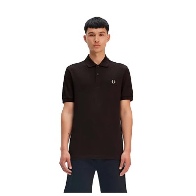 мъжки,блузи,с,яка,fred,perry,m6000,short,sleeve,polo,dark,grey,v56,(black)