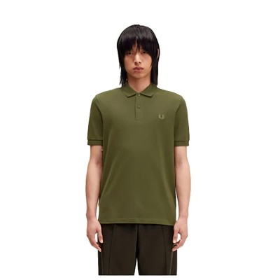 мъжки,блузи,с,яка,fred,perry,m6000,short,sleeve,polo,khaki,(green)