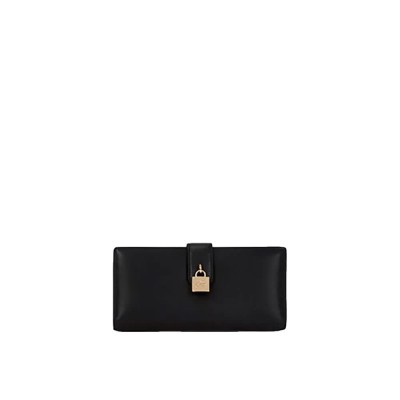портфейли,и,портмонета,karl,lagerfeld,autograph,padlock,cont,wallet,black,gold,(black)