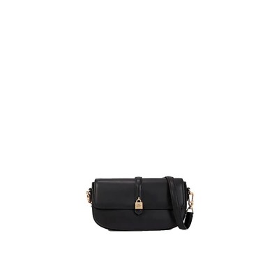 чанта,за,през,рамо,всички,чанти,karl,lagerfeld,autograph,padlock,sb,shoulder,bag,black,gold,(black)
