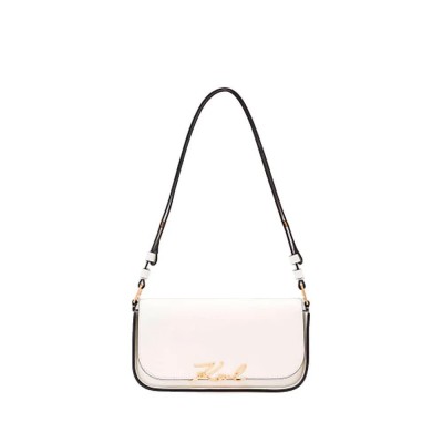 чанта,за,през,рамо,всички,чанти,karl,lagerfeld,signature,shoulder,bag,white