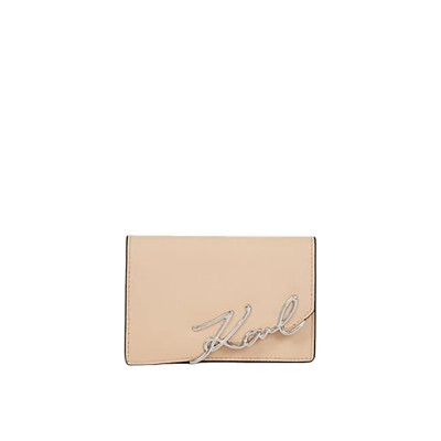 портфейли,и,портмонета,karl,lagerfeld,signature,small,wallet,beige