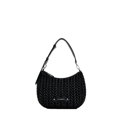 чанта,за,през,рамо,всички,чанти,karl,lagerfeld,weave,hobo,shoulder,bag,black